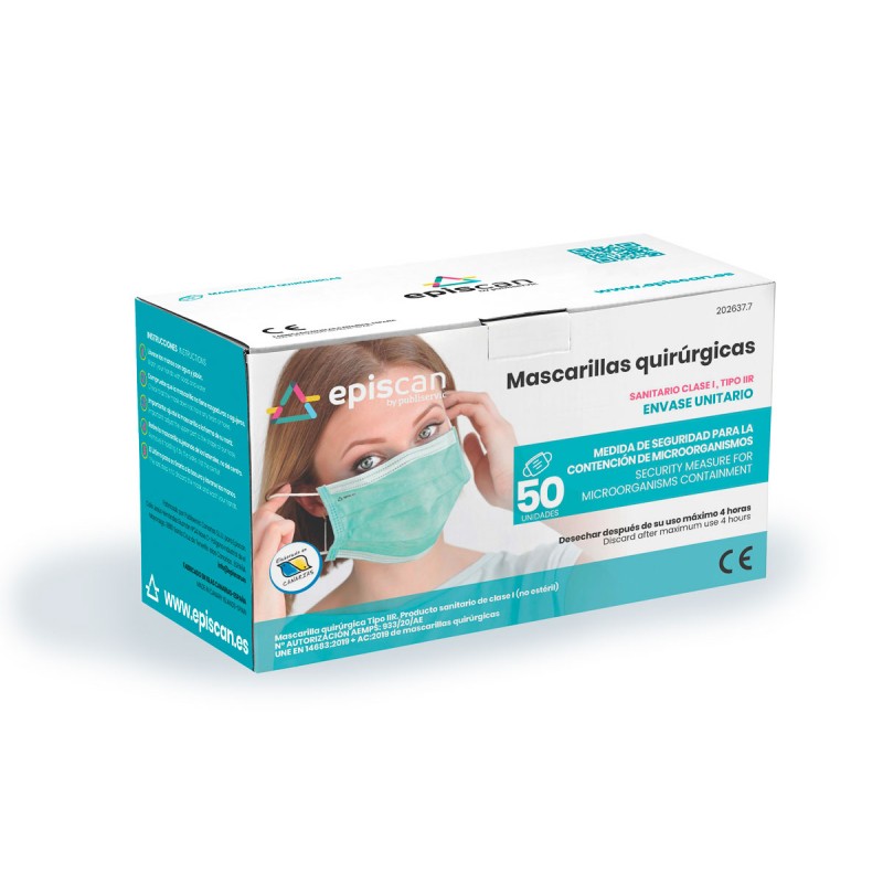Mascarillas quirúrgicas IIR