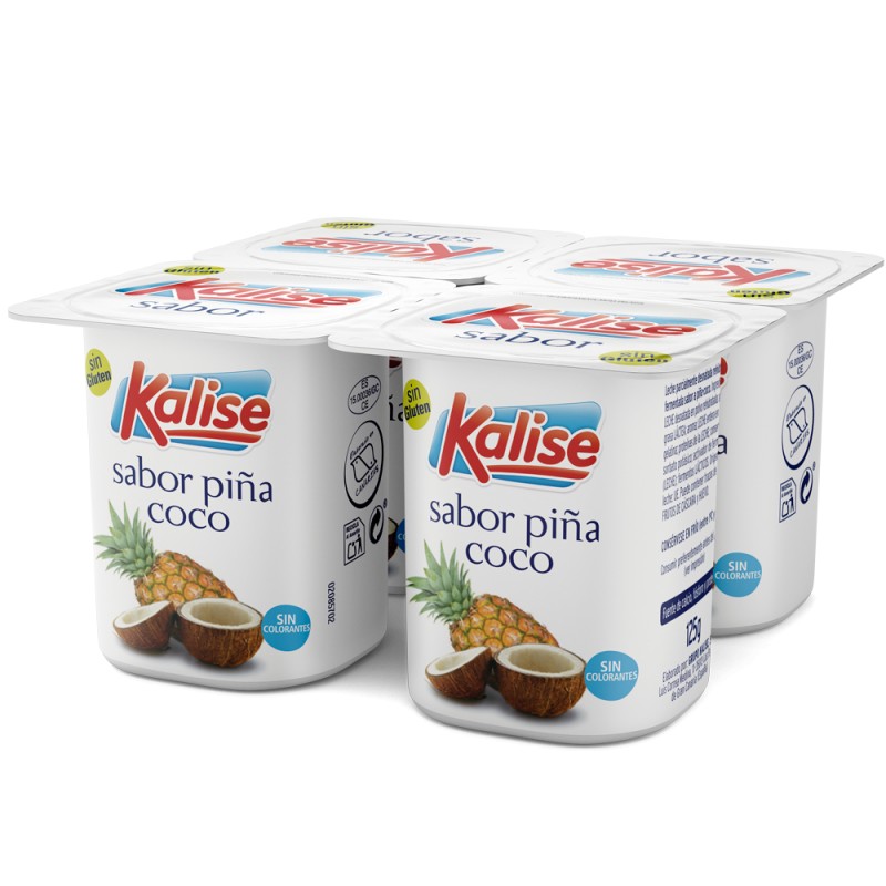 Sabor Piña-Coco 4 x 125gr