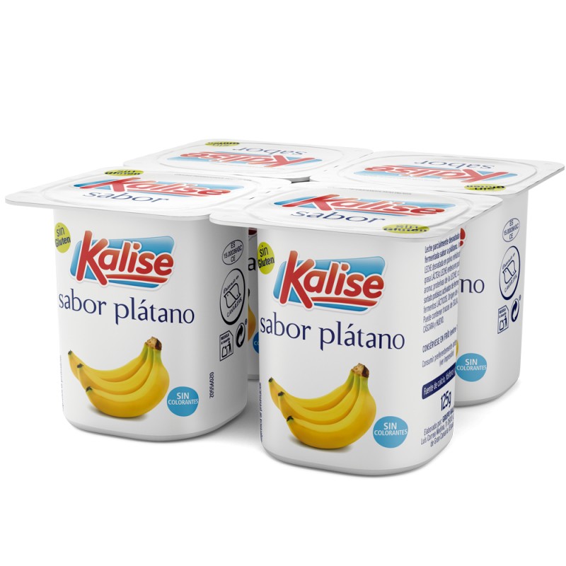 Sabor Plátano 4 x 125gr