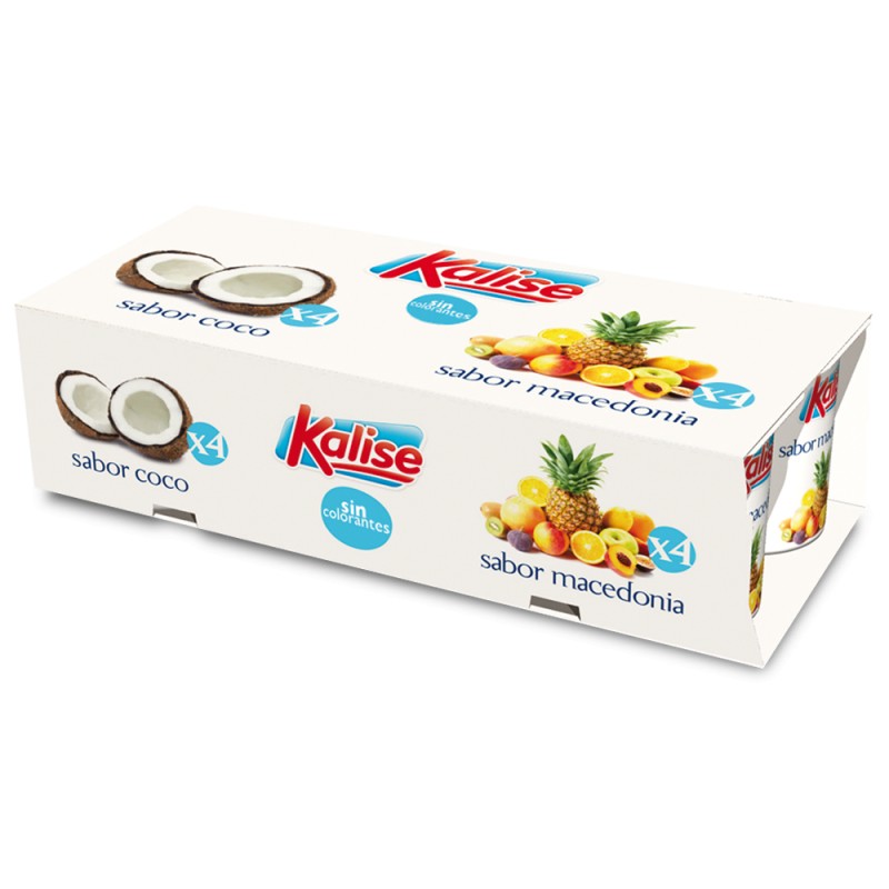 Coconut  flavor + Macedonian flavor 8 x 125gr