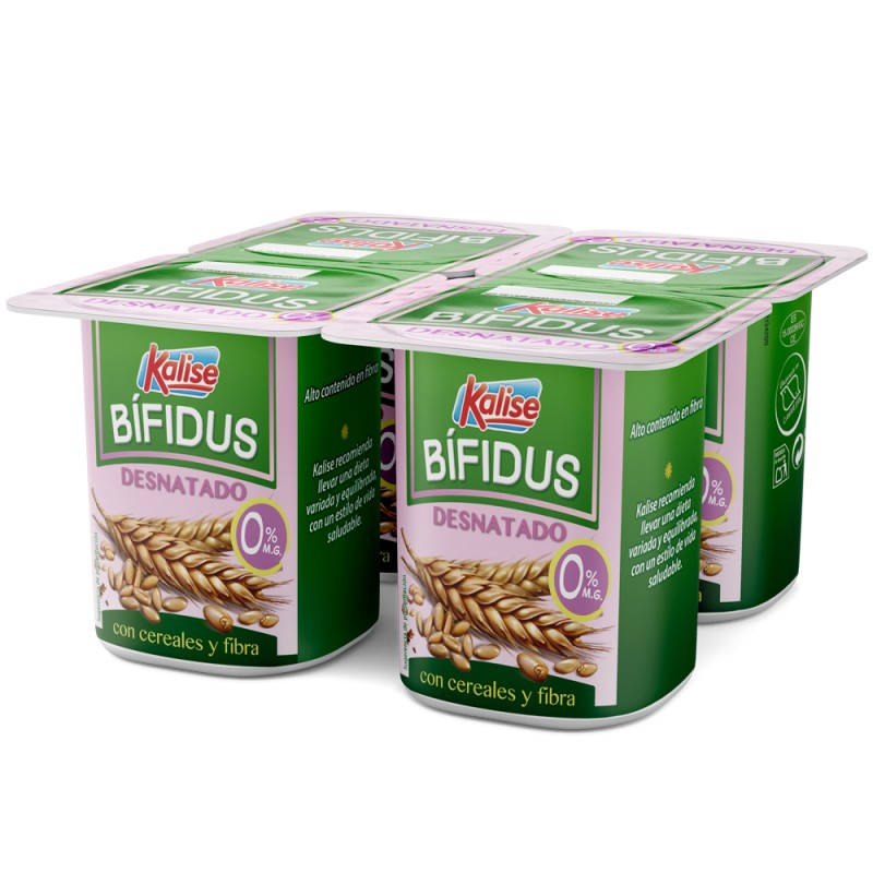 Bifidus fat free with fiber 4 x 125gr
