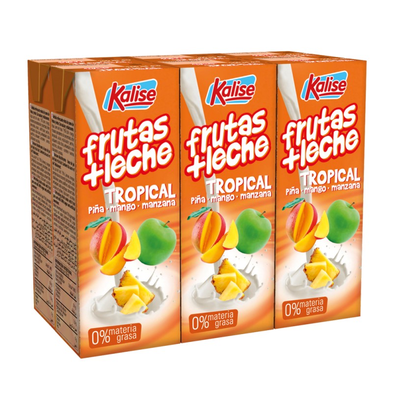 Fruta + Leche Sabor Tropical 0% MG