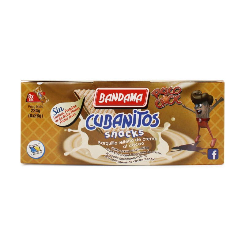 Cubanito Snack al cacao 8 uds
