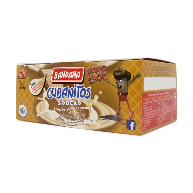 Cubanito Snack al cacao 8 uds