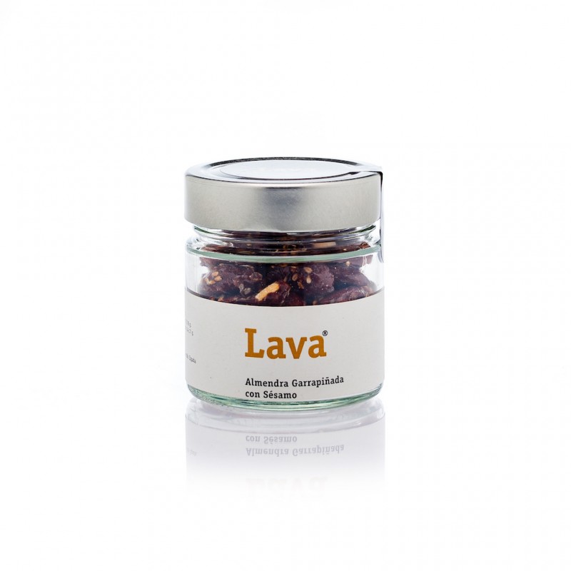 Almendras garrapiñadas con sésamo LAVA
