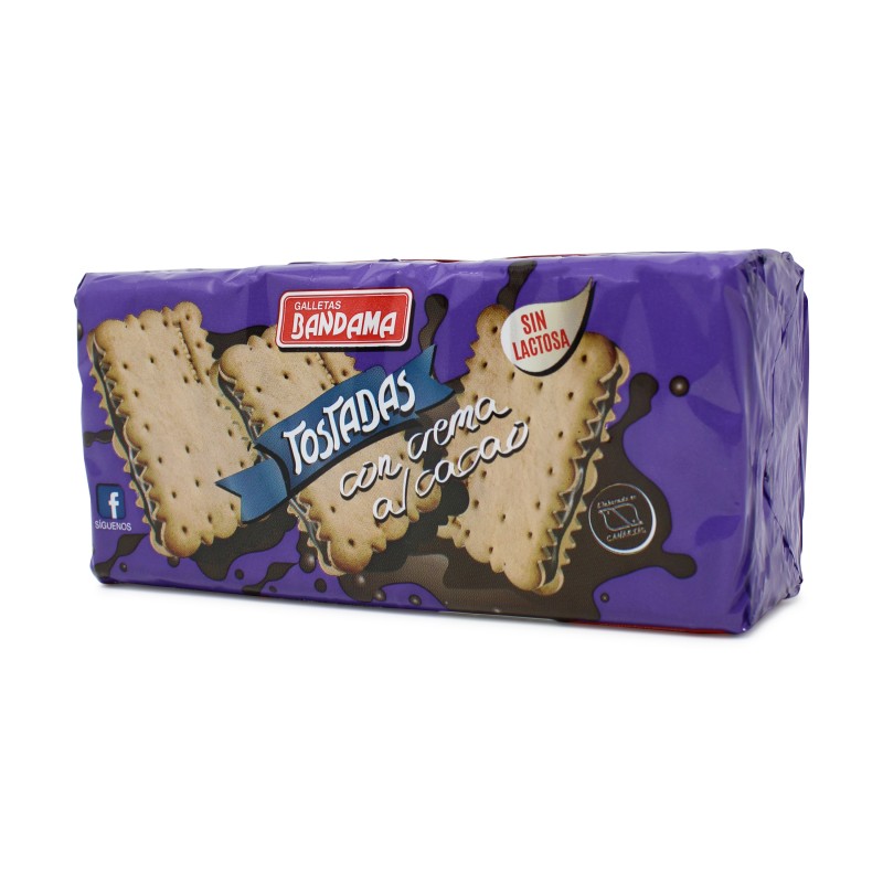 Tostada con crema al cacao 200g