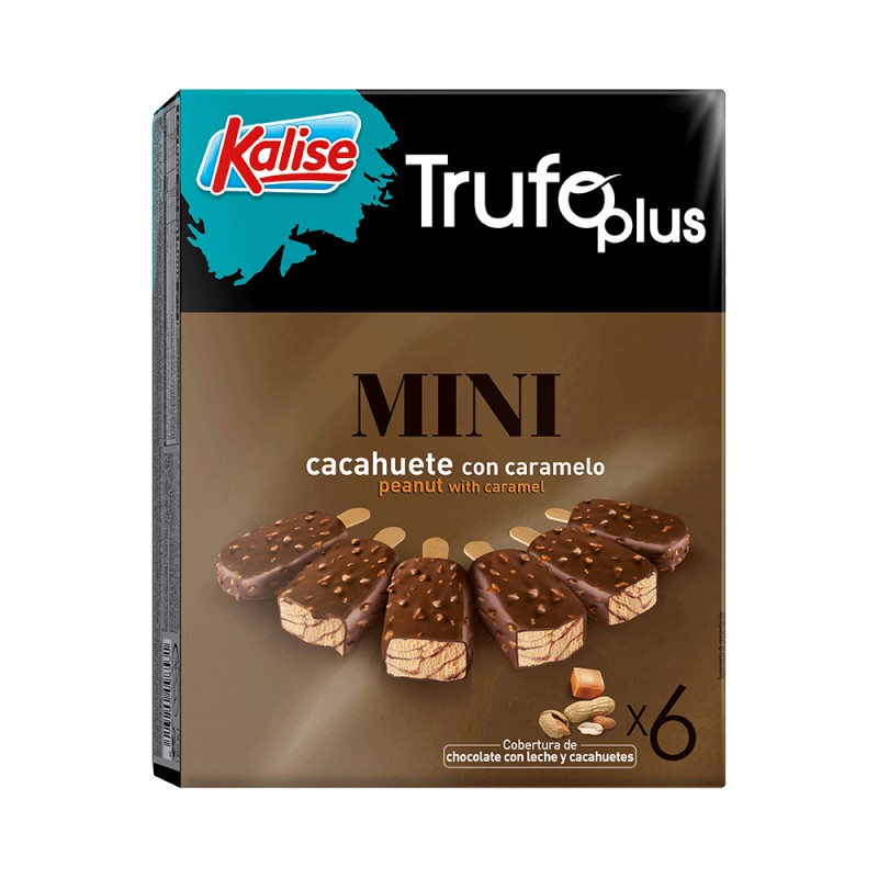 Mini Trufo Plus Cacahuete - Caramelo x6