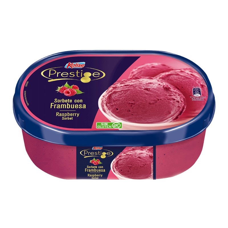 Prestige Sorbete Frambuesa 550 Grs. / 1000 ml. 