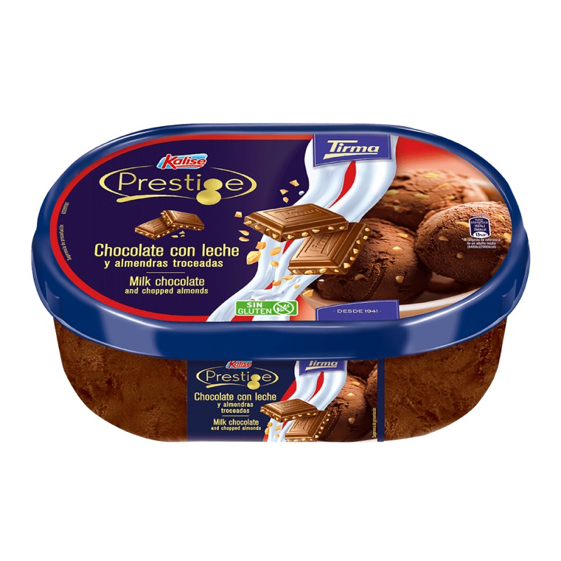 Prestige Chocolate con almendras Tirma 550 Grs. /1000 ml