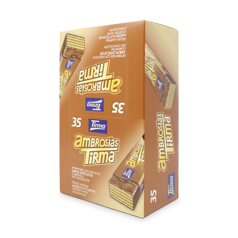 Ambrosía sabor avellana estuche 35 piezas