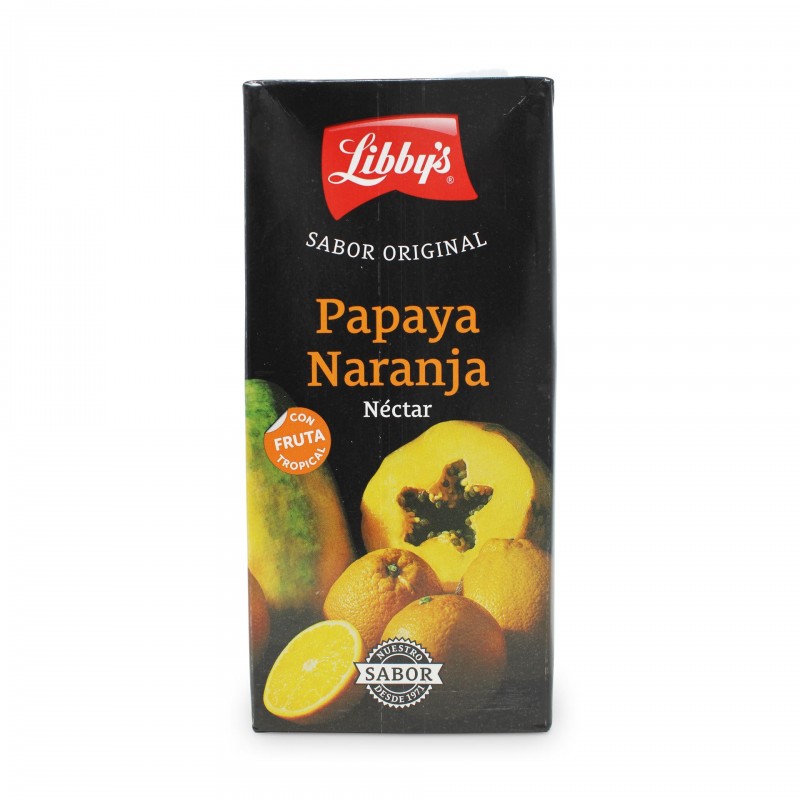 LIBBY'S NÉCTAR PAPAYA-NARANJA BRIK LITRO