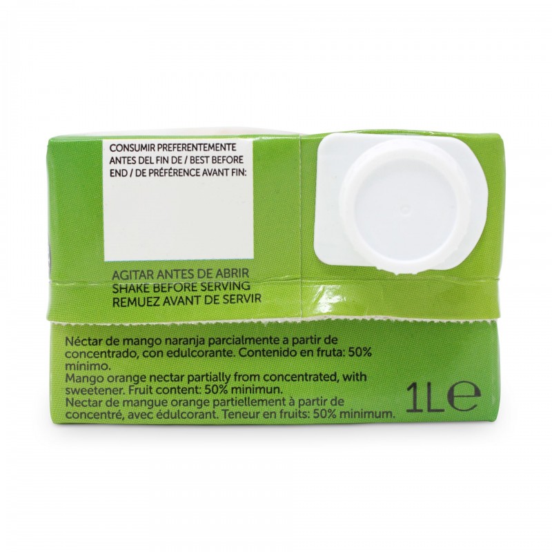 LIBBY'S MANGO NARANJA NECTAR LIGHT STEVIA BRIK LITRO