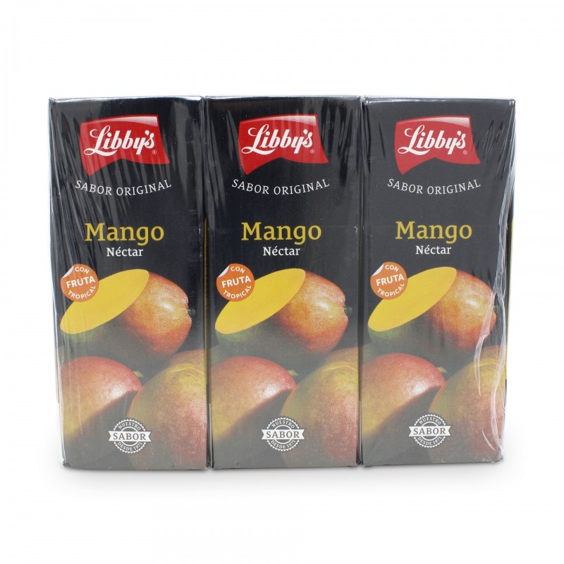 LIBBY'S NÉCTAR MANGO BRIK 200ML X 3