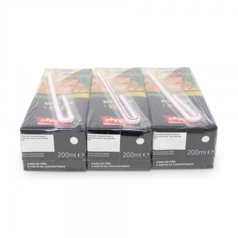 LIBBY'S ZUMO PIÑA 100% SABOR BRIK 200ML X 3